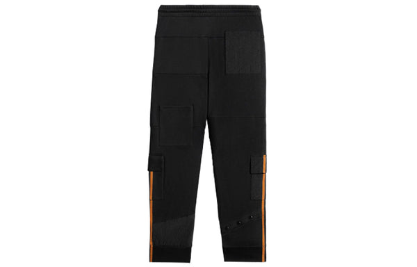 adidas originals x Ivy Park Crossover Cargo Sweatpants Couple Style Black