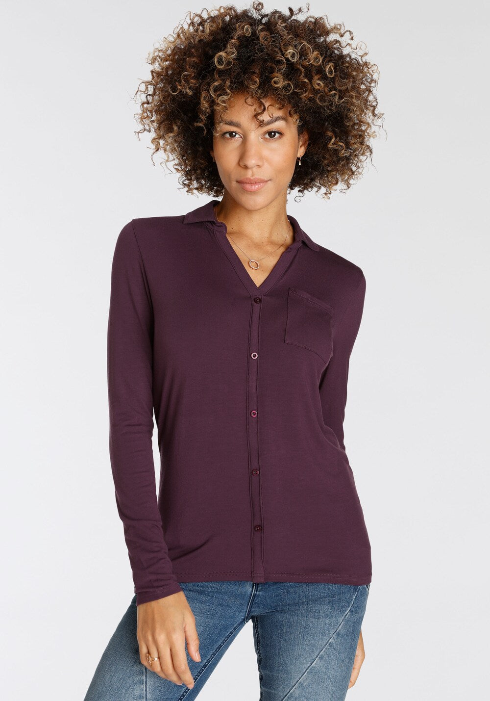 Shirt BOYSENS, plum