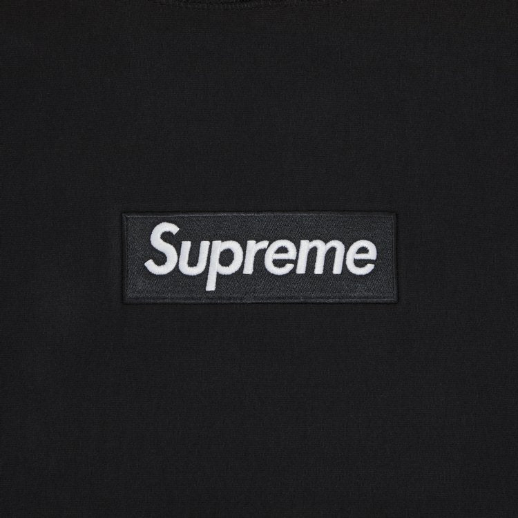 سويت شيرت Supreme Box Logo بغطاء رأس "أسود"، أسود