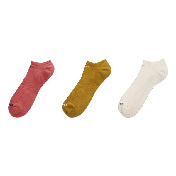 Nike Everyday Plus Cushion Training No-Show Socks (3 Pairs) 'Multi-Colour'