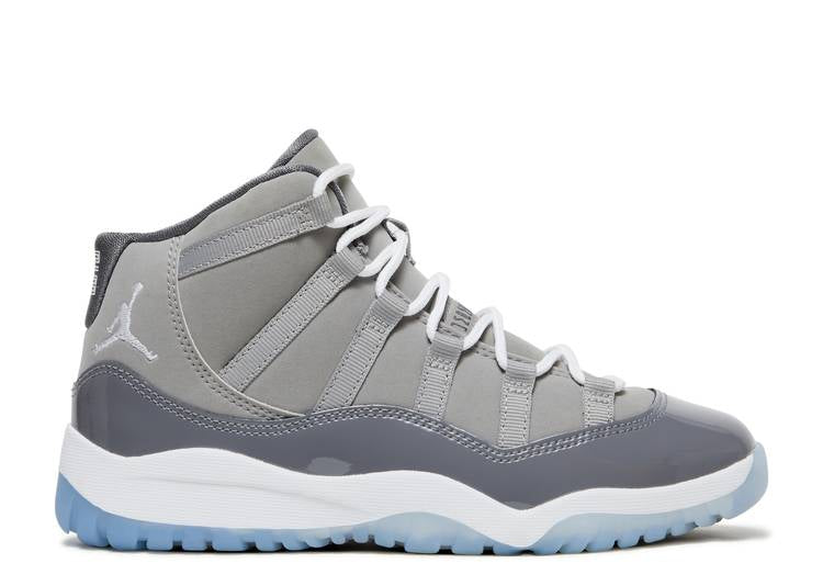 حذاء رياضي AIR JORDAN 11 RETRO PS 'COOL GRAY' 2021، رمادي