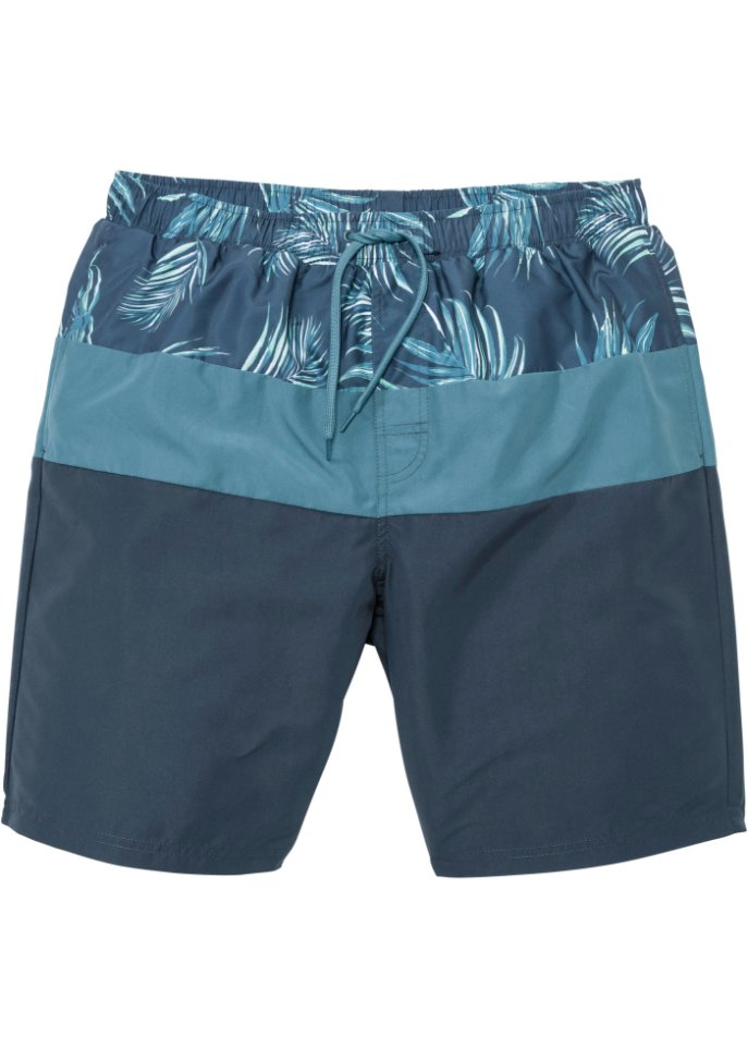 Bpc Bonprix Collection Men's Recycled Polyester Swim Shorts, Blue